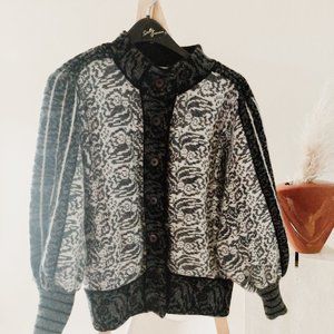 vintage oversized intarsia wool Jayson Younger